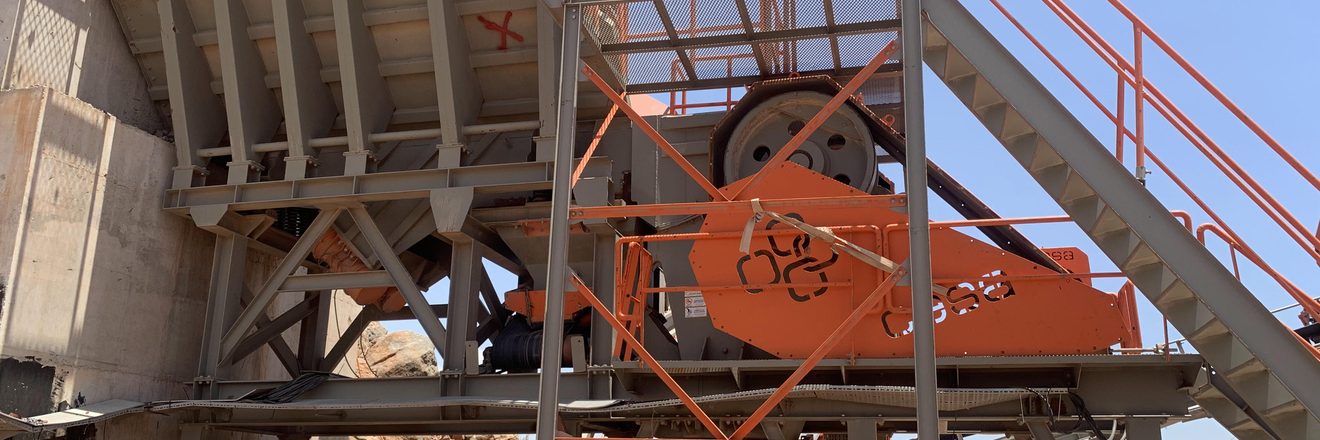 Burhan Bey Consulting field engineering team on a heavy industrial site in Africa