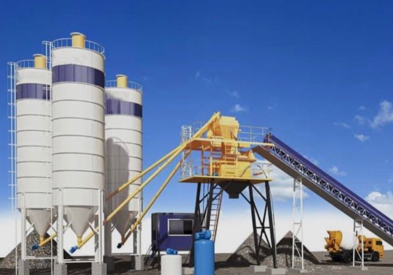 Concrete batching plant wear parts including mixer blades and liner plates
